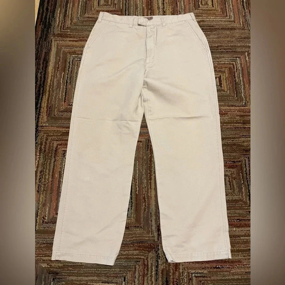 Lee Khakis Chino Pants Men's Size 36x30 Beige Cotton